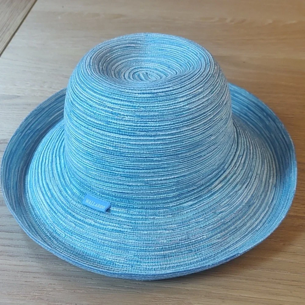 Wallaroo Hat Company | Sydney Sun Hat in Light Blue Never Worn - Picture 5 of 10